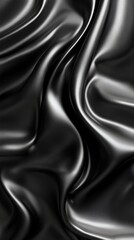 Obraz premium Luxurious silk fabric waves with smooth textures for elegant backgrounds