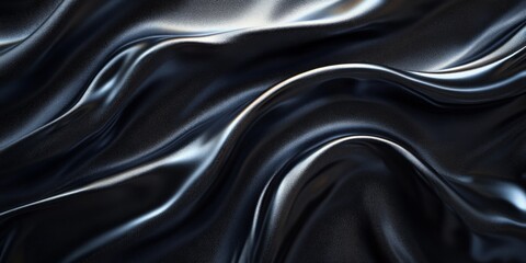 Obraz premium Luxurious silk fabric waves with smooth textures for elegant backgrounds