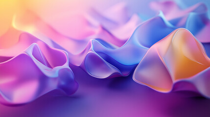 Obraz premium Shiny Organic Liquid Shape Background with Dynamic and Glossy Textures 
