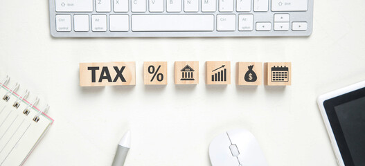 Concept of Tax. Business and finance