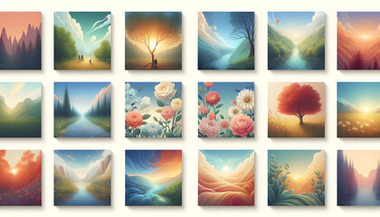 A harmony of comfortable visual elements that soothe the senses