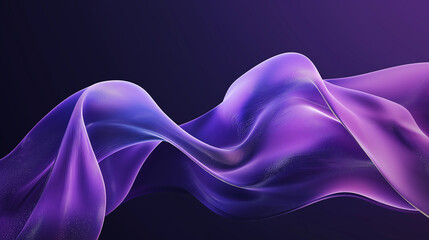 Minimalist Organic Liquid Shape Background with Shiny Wavy Gradients
