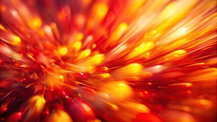 Obraz premium Extreme close-up abstract background in red and yellow hues