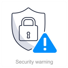 Obraz premium Security Warning