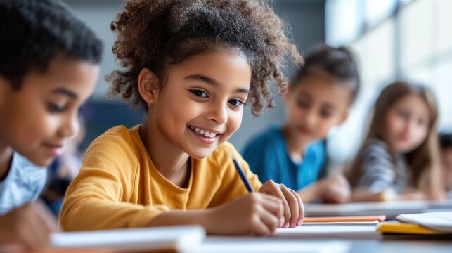 Latino and mixed-heritage educators creating individualized learning plans for children with traumatic brain injury, fostering development and recovery.