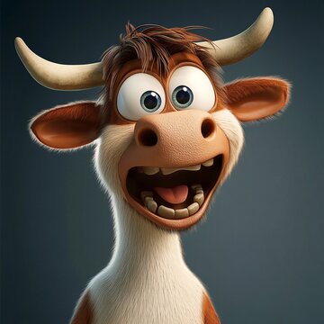 a cartoon chalta with a funny expression