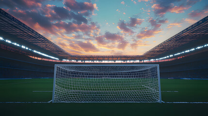 football stadium in the stadium. Generative AI