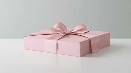Pink Gift Box with Bow