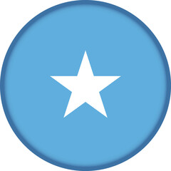 Round flag of Somalia