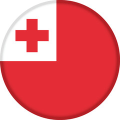 Round flag of Tonga