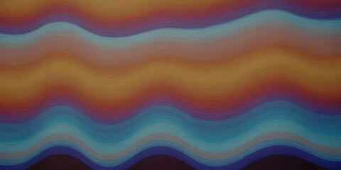 Obraz premium A colorful wave with a blue and yellow stripe