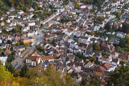 Stadtzentrum von Schramberg im Landkreis Rottweil
