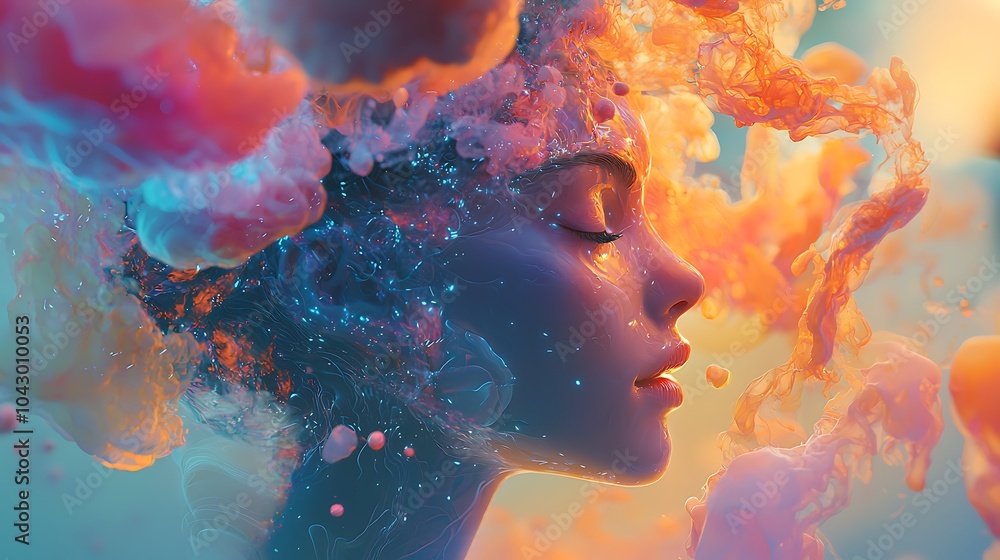 Poster Ai-driven artistic collaboration exploring the fusion of human creativity and machine learning in visual artistry