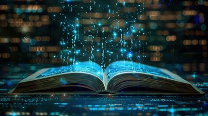 Digital Book with Magic Effect