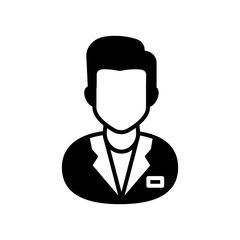 Urologist Glyph Icon, Vector illustration