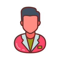 Urologist Filled Icons , Vector illustration
