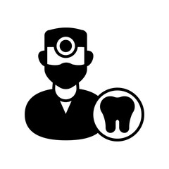 Dentists Glyph Icon, Vector illustration