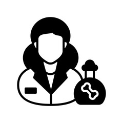 Medical Glyph Icon, Vector illustration