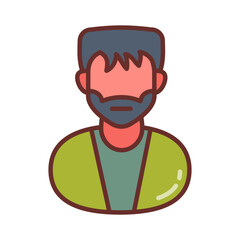 Cytotechnologist Filled Icons , Vector illustration