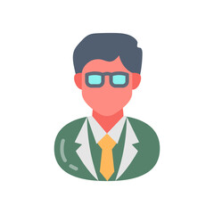 Allergy Specialist Flat Icons, Vector illustration