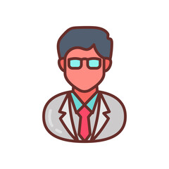 Allergy Specialist Filled Icons , Vector illustration