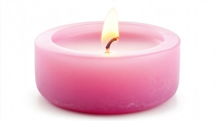 Pink Candle Flame