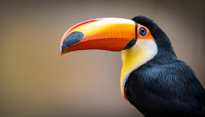 Naklejka premium Close-Up of a Toucan