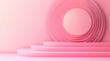 Obraz premium A modern background featuring a simple, abstract pattern in a single color, creating a clean and minimalist backdrop.