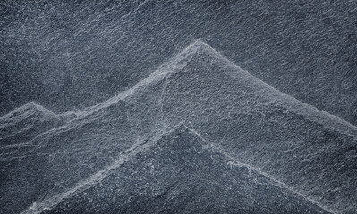 Gray black slate stone texture background look like a mountain.