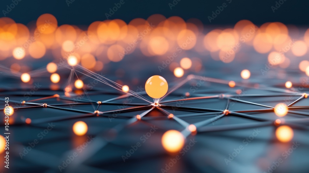 Poster a futuristic data center with interconnected servers, representing the backbone of global communicat