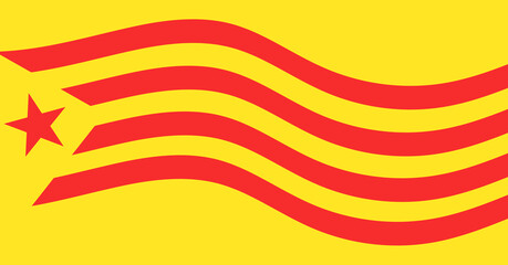 catalonia flag estelada