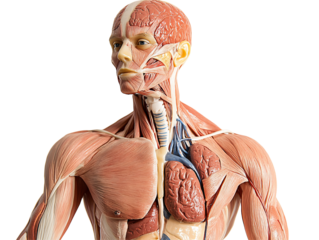 a model of a human body