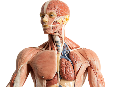 a model of a human body