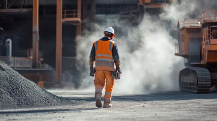 Dust control solutions for worksites, showcasing advanced systems to minimize airborne dust and maintain a cleaner, safer environment