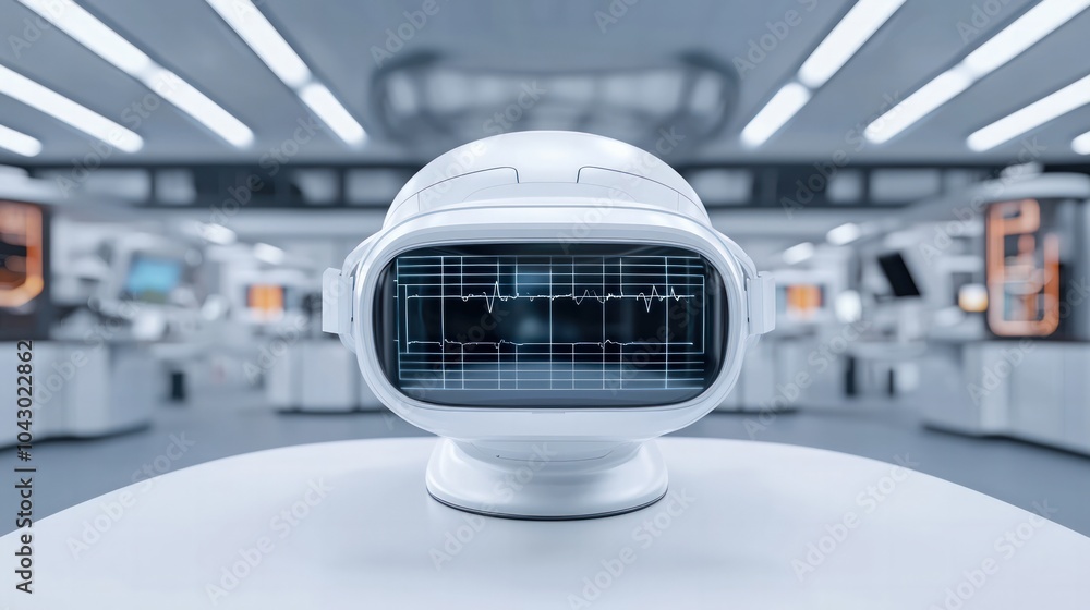 Poster futuristic technology a glimpse into the evolution of ai and robotics in modern labs