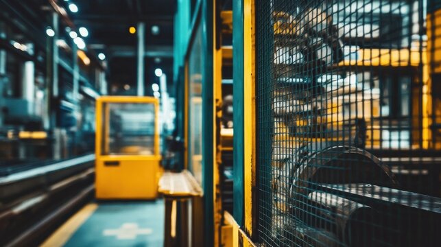 Machine safety guarding, showcasing protective barriers and shields used to prevent accidents while operating industrial machines