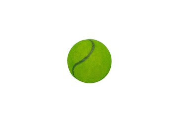tennis ball isolated on white