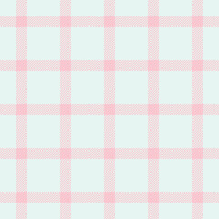Checkered texture pattern textile, pillow tartan background check. Retro vector fabric seamless plaid in white and light colors.