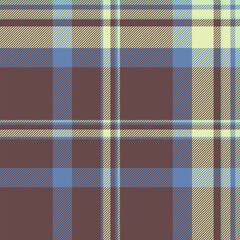 Outside vector pattern textile, endless texture seamless tartan. African plaid check background fabric in pastel and light colors.