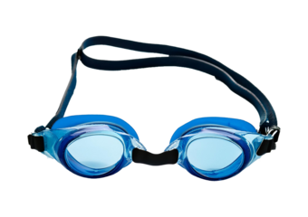 Swim goggles isolated on transparent or white background