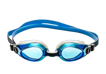 Swim goggles isolated on transparent or white background