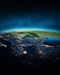 Greece and Turkey from space
