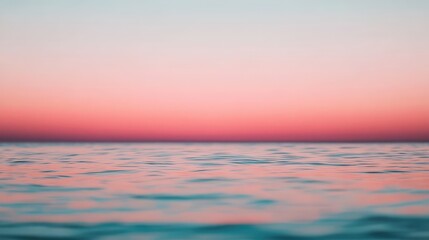 Obraz premium Soft Coral Pastel Ocean Blends at Dusk