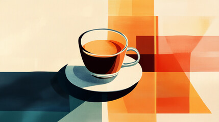 National Espresso Day. November 23. Holiday illustration.