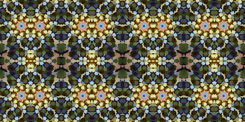 Seamless abstract pattern. the texture of the art is symmetrical