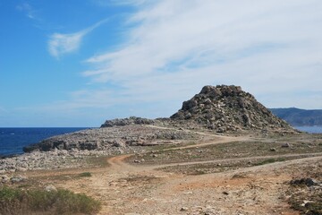 view of the island of Favignana in Sicily