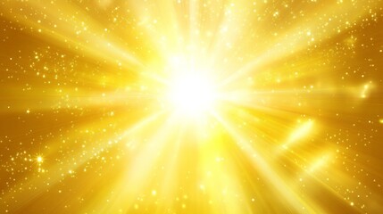 Golden Light Rays.