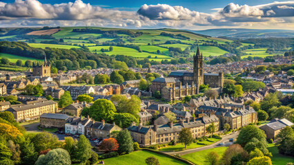 vineyards in the morning