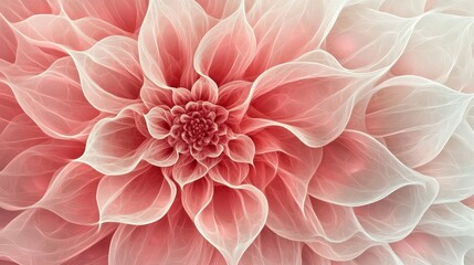 Fototapeta premium Abstract Pink Flower.