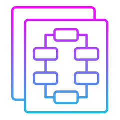 Flow chart Icon